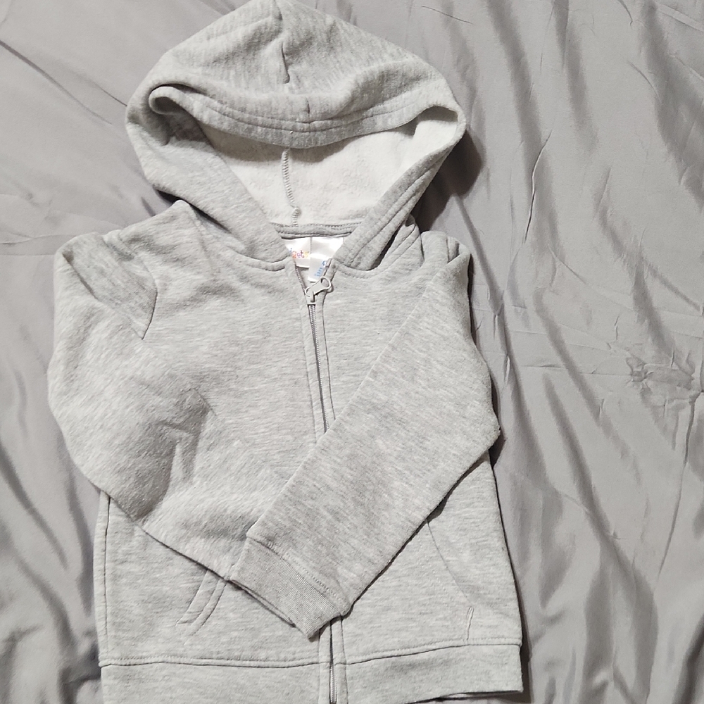 Kidgets Gray Zip-Up Hoodie for Kids
